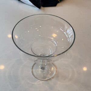 Margarita huge glass salsa appetizer Clear Glass, great for party.